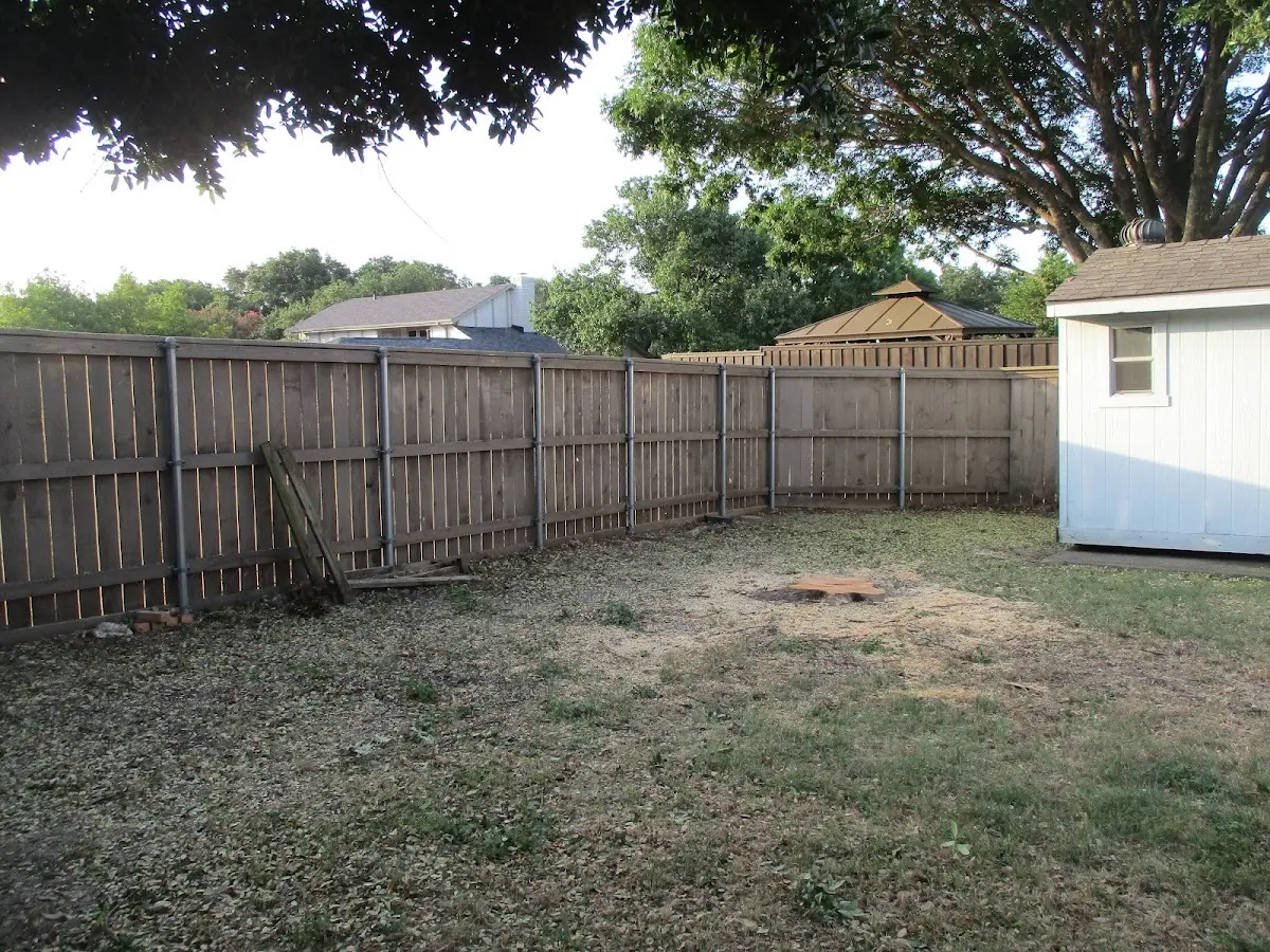 Cleared yard after professional tree removal in Lewisberry
